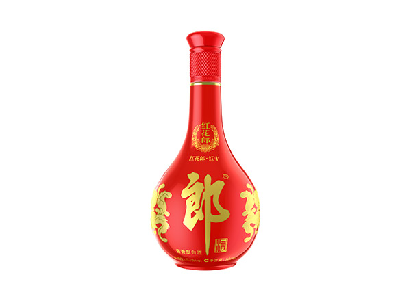 周口红花郎红十郎酒回收