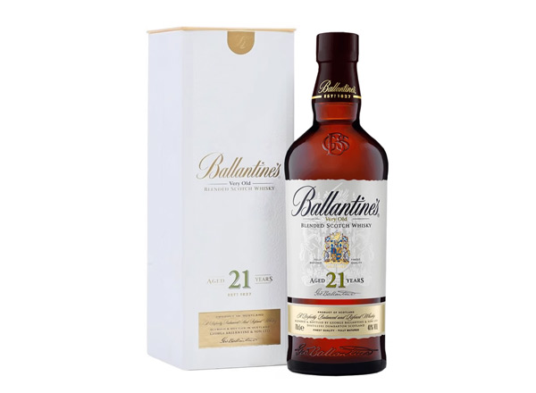 周口百龄坛威士忌回收百龄坛21年苏格兰威士忌40°Ballantine's进口洋酒700ml