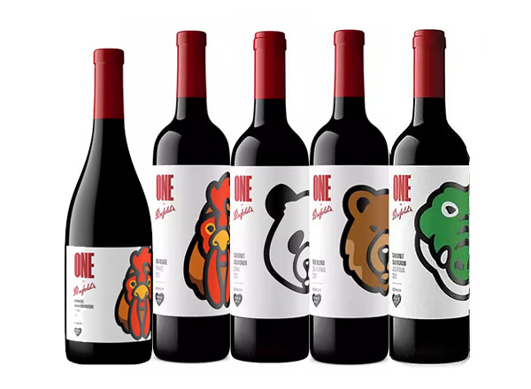 周口回收奔富红酒奔富一号1号Penfolds ONE潮流联名Human Made中国熊猫加州棕熊法国雄鸡澳洲鳄鱼