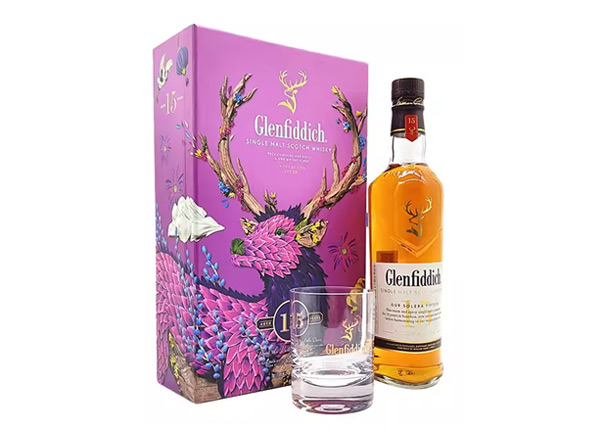 周口收购格兰菲迪15年威士忌福鹿礼盒装Glenfiddich苏格兰威士忌700ml上门回收