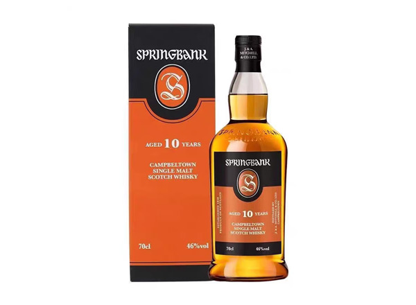 周口收购云顶10年威士忌SpringBank云顶10年700ml回收洋酒行货