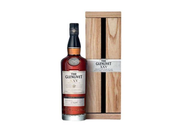 周口格兰威特威士忌回收格兰威特25年陈酿威士忌The Glenlivet XXV洋酒上门收购
