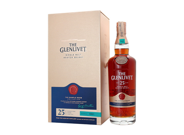 周口The Glenlivet回收格兰威特25年苏格兰单一麦芽威士忌陈酿风味创造系列