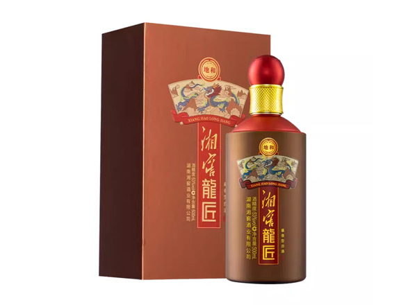 周口湘窖龍匠地和回收湘窖酒龙匠酱香型53度500ml礼盒装