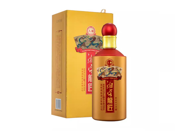 周口回收湘窖龍匠人和酱香型白酒53度500ml礼盒湘窖酒龙匠人和收购