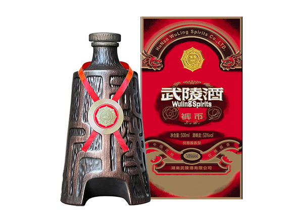 周口回收武陵酒裤币53度酱香型白酒500ml/1L礼盒装裤币武陵酒收购