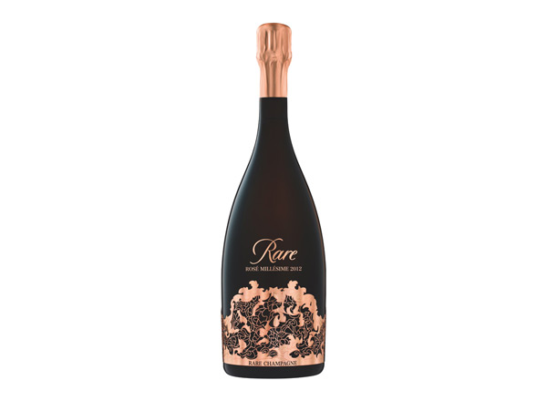周口白雪香槟回收稀露香槟黑钻年份桃红香槟Rare Rose（礼盒装）